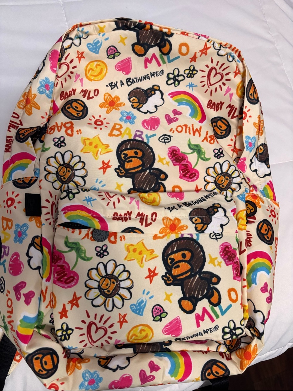 Baby Milo Kids Backpack - Multi-Color Playful Print